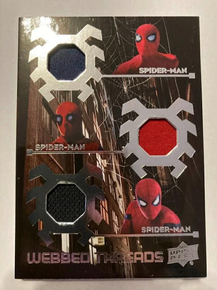 2017 Upper Deck Marvel Spider-Man Homecoming Dual Memorabilia Triple Memorabilia - Photo 1/2