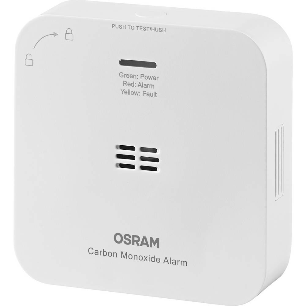 Détecteur de monoxyde de carbone Smart+ OSRAM sans fil blanc pour la maison