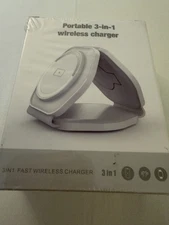 3 in 1 WirelessCharging Station Magnetic Foldable Travel ChargerStation Stand18W