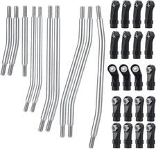 1Set Stainless Steel Link Rod Linkage 313mm Wheelbase for TRX4 1/10 RC... 
