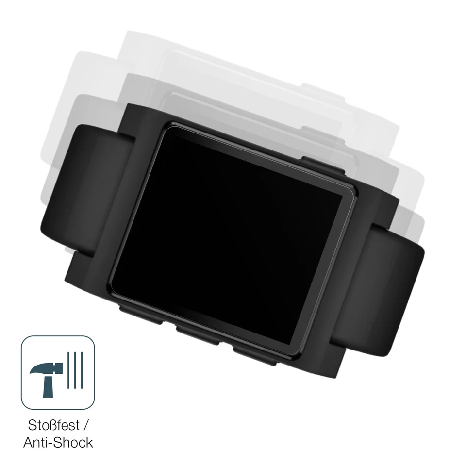 2x Protector de Pantalla para Pebble Core 2 Duo Mate Vidrio Flexible 9H dipos Foto 4 de 4