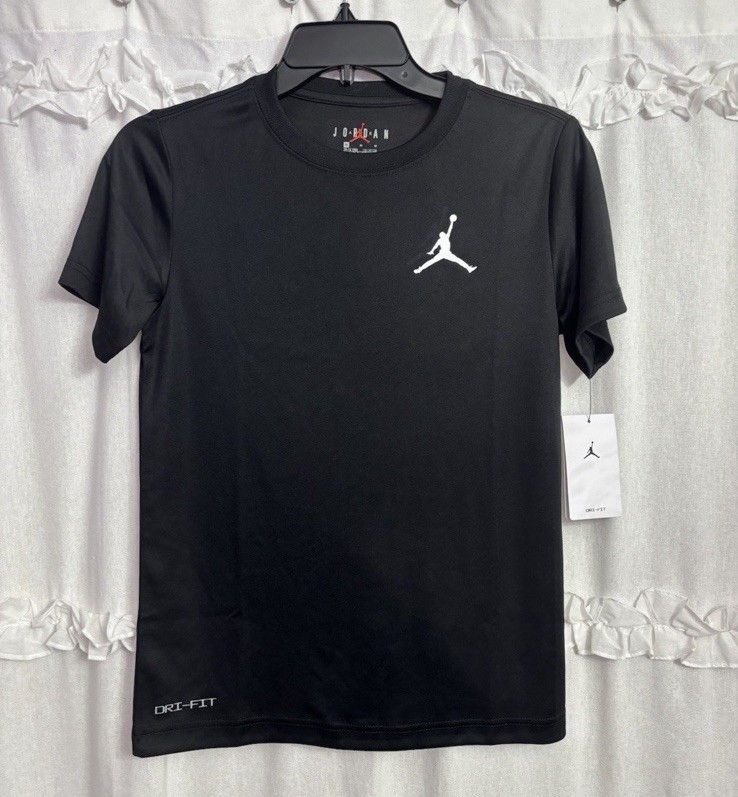 Nike Air Jordan Boys Full-Zip Jacket Jogger Pants Tracksuit Set GREY M 10/12 NWT image 6