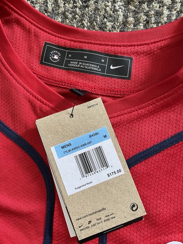Nike Men's Atlanta Braves Ronald Acuna Jr #13 Red Limited Vapor Jersey Size M - Picture 4 of 6