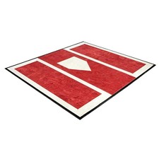 GRAVEE 6.5x4ft Batting Cage Mat Baseball Softball Hitting Training Anti-Slip