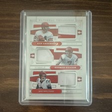 Panini 2025 National Treasures NFL Gear Trio Ken/Boomer/ Burrow GTM-AEB 91/99