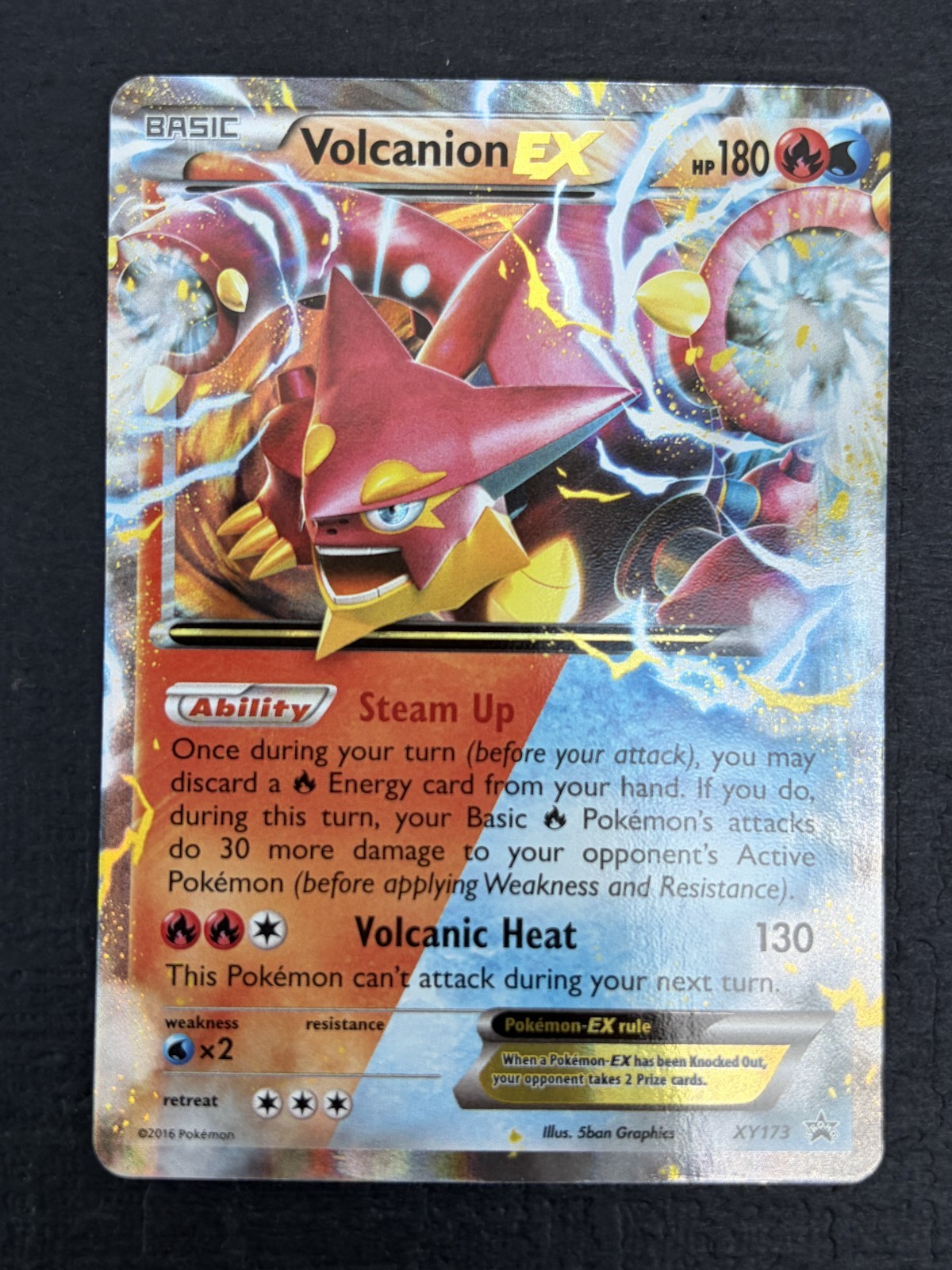Volcanion EX XY173 XY Holo Black Star Promo NM/M