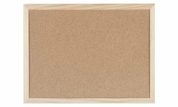 Bi-Office Korktafel mit Holzrahmen 60x 40 cm Pinnwand Korkboard Board Tafel