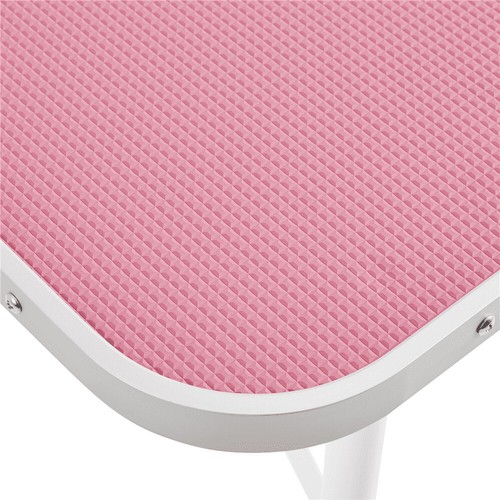 32-inch Dog Cat Foldable Grooming Table with Adjustable Height Arm Pink 2024 - Picture 10 of 12