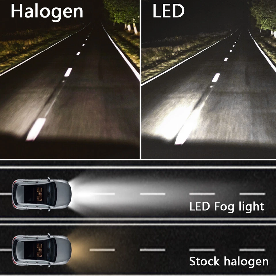 PAR LED parachoques luz antiniebla lámpara de conducción para Nissan Pathfinder 2005 2006-2011 2012 Foto 4 de 4