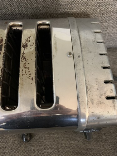 Vintage Dualit 4 Slice Toaster/Bagel Model Silver Chrome Retro Made In England - Picture 5 of 9