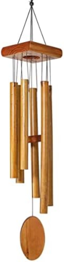 CIM Pearls & Bells - Scacciaspiriti a vento, lunghezza totale: 89 cm, con gancio
