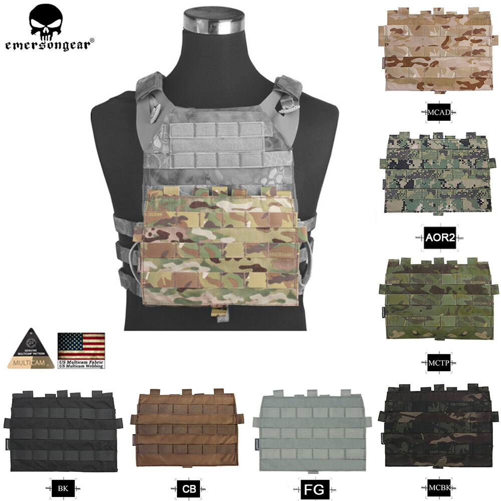 Emerson Tactical Vest Front Molle Panel Flap Carrier Plate for LPC