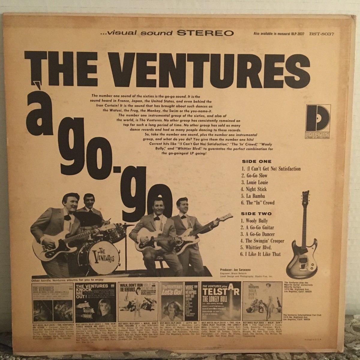 THE VENTURES LP VENTURES A GO GO | eBay