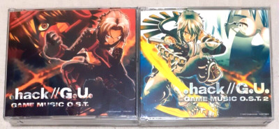 SET 2 .hack G.U. Game Music O.S.T CD Original Soundtrack 1 & 2 OST Lot GU Japan