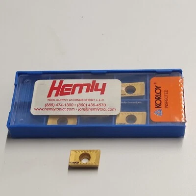 KORLOY APKT 1604PDSR INSERT GRADE NCM325 NEW (10PCS)