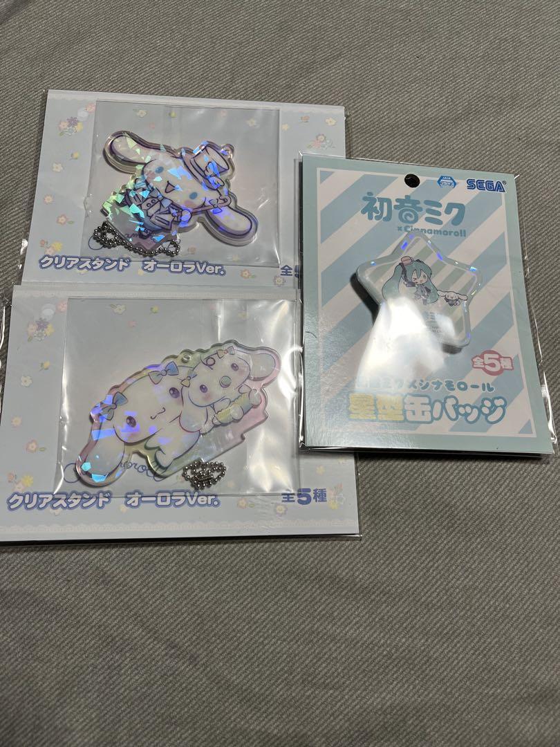 特撮 Hatsune Miku& cinnamon roll Sanrio Set Hatsune Miku CINNAMOROLL Figure Luminasta SEGA SANRIO Japan