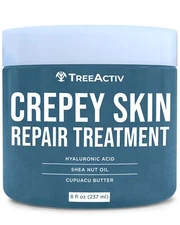 TreeActiv Crepe Skin Repair Treatment 8 fl oz Skin Firming Hyaluronic Acid Cream