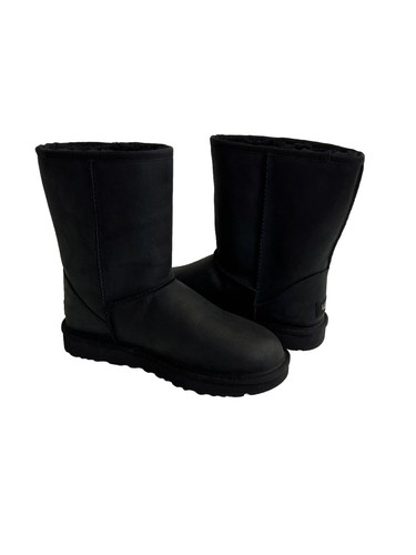UGG Classic Short Leather Black Water Resistant Boot US 7 / EU 38 / UK 5 - Bild 2 von 5