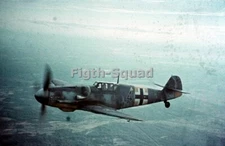 WW2 Picture Photo German Fighter Bf 109 of JG 54 on the Eastern Front 8290