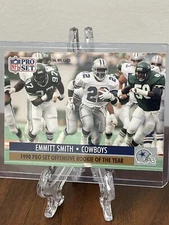 1991 Pro Set Emmitt Smith #1 Football Card Mint Pack Fresh!