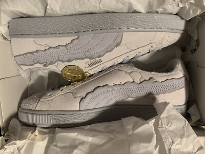 PUMA x ONE PIECE Gear 5 Luffy Suede Gray Men 396524-01 Size 8.5 No