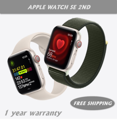 Apple Watch SE2 - 40/44mm - GPS+Cellular/GPS - Unlocked - Smartwatch - Fair
