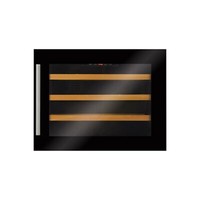 CDA 24 Bottle Capacity Single Zone High Built-in Wine Cooler - Black FWV452BL