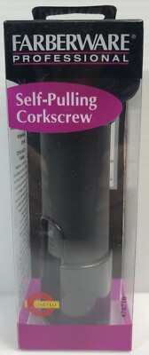 Farberware PROFESSIONAL SELF-PULLING CORKSCREW - Black -  Model No. 78710  NEW 