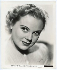 Sonja Henie - Figure Skating - Skating - 1930's Print - Dedication - 