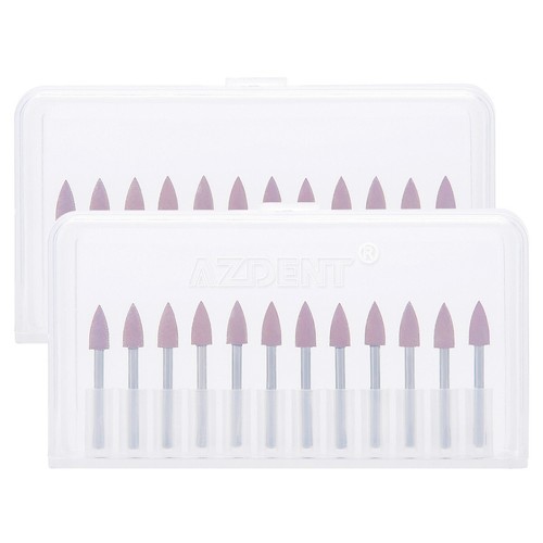 12pcs/kits Dental 0413 Brownie Polishers Friction Grip FG Mini Points 1.6mm - Picture 13 of 14
