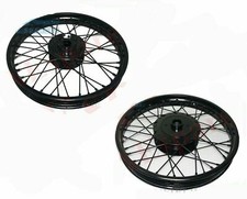 For Royal Enfield 40 Spoke black Front rear wheel 19" disc brake models