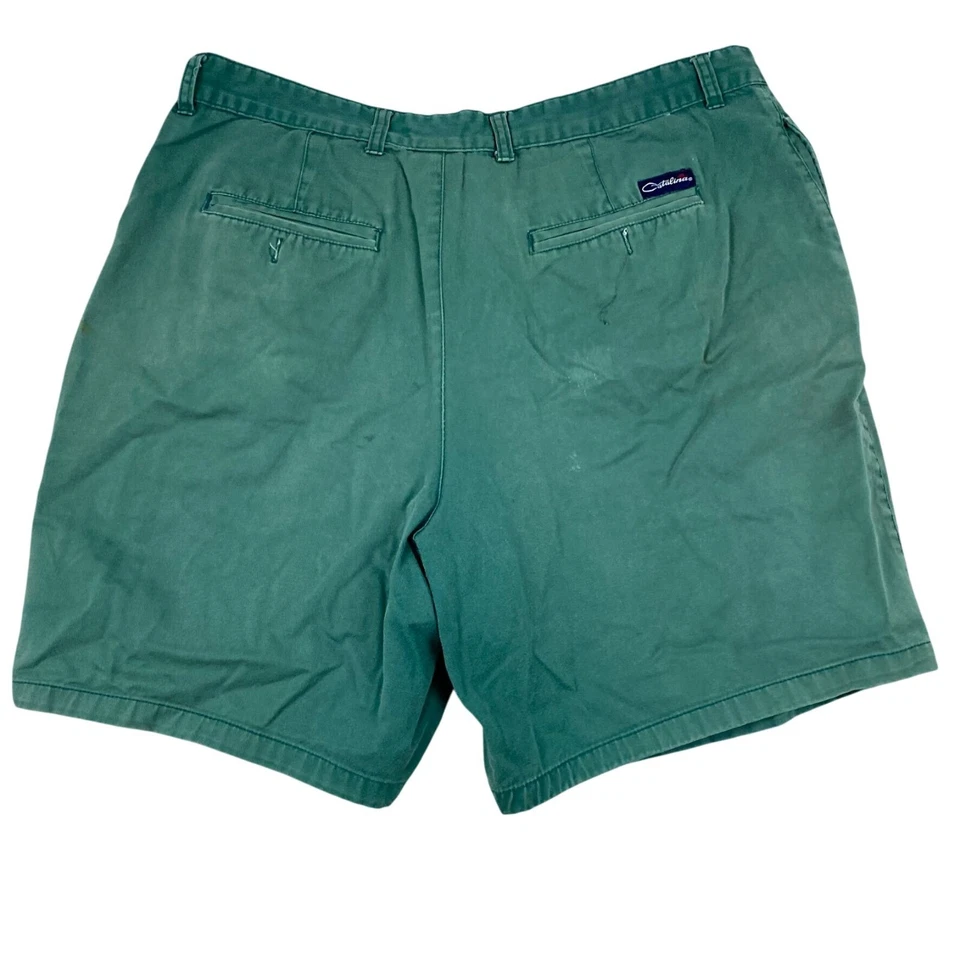 Catalina 男式短裤 38 码绿色棉质休闲 — 第 2/4 张图片