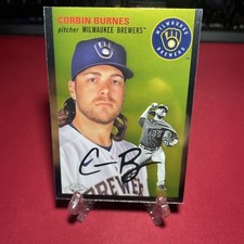 2023 Chrome Platinum Anniversary Base #230 Corbin Burnes Milwaukee Brewers C497