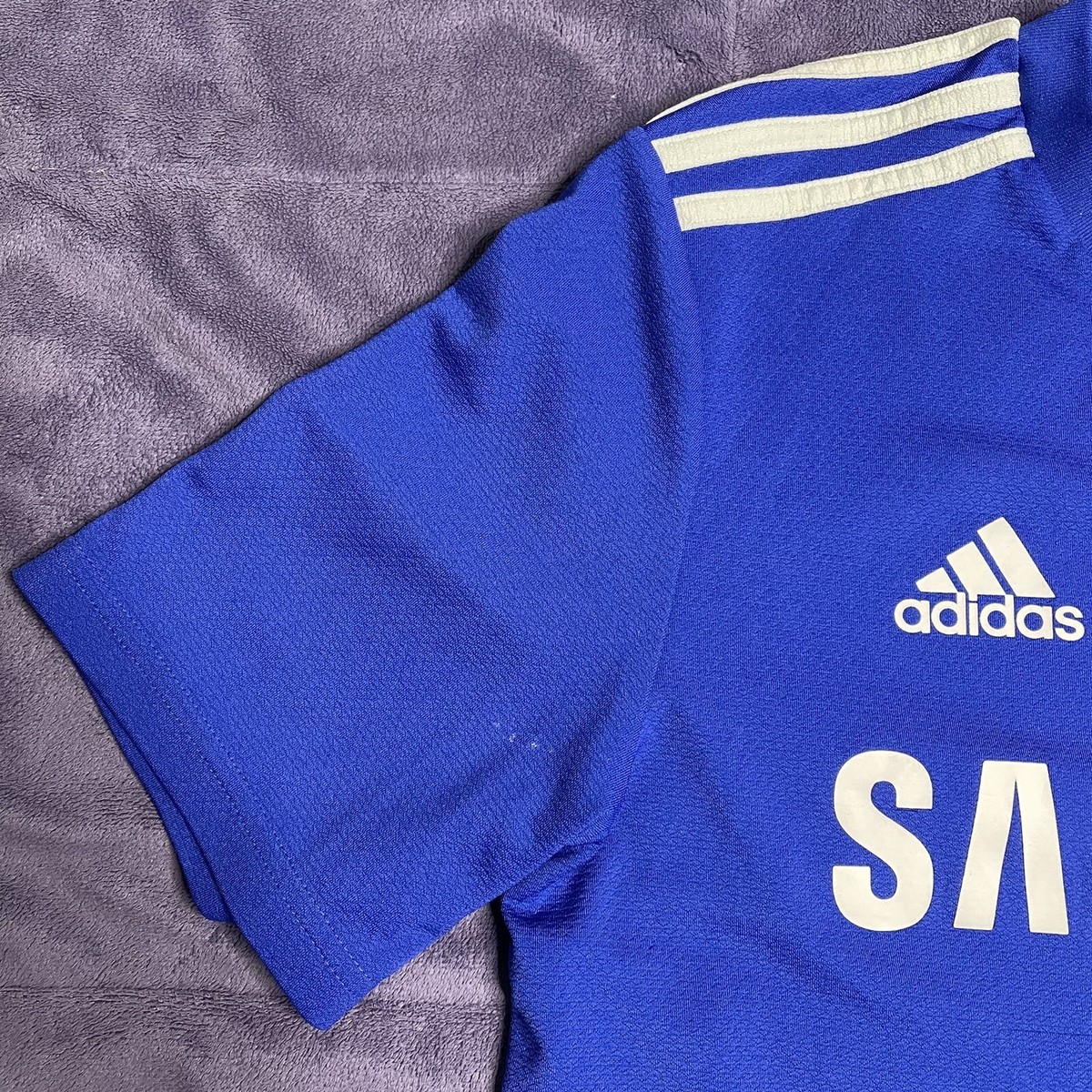 Chelsea FC Home Football Soccer Jersey Adidas Youth Sz XL