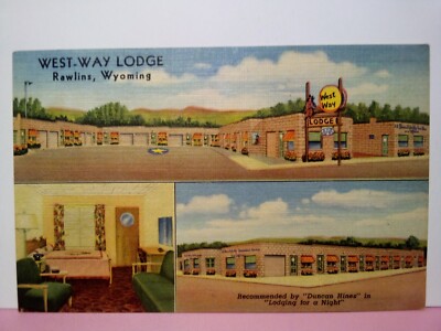 Rawlins WY West-Way Lodge motel multi view interior Phone 137!