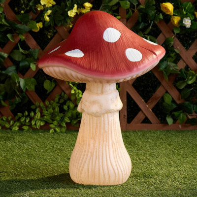 Cracker Barrel * Red Mushroom with Dots Blow Mold