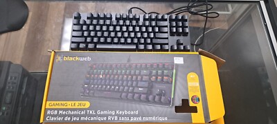 K3-Blackweb RGB Mechanical TKL Gaming Keyboard USB Wired