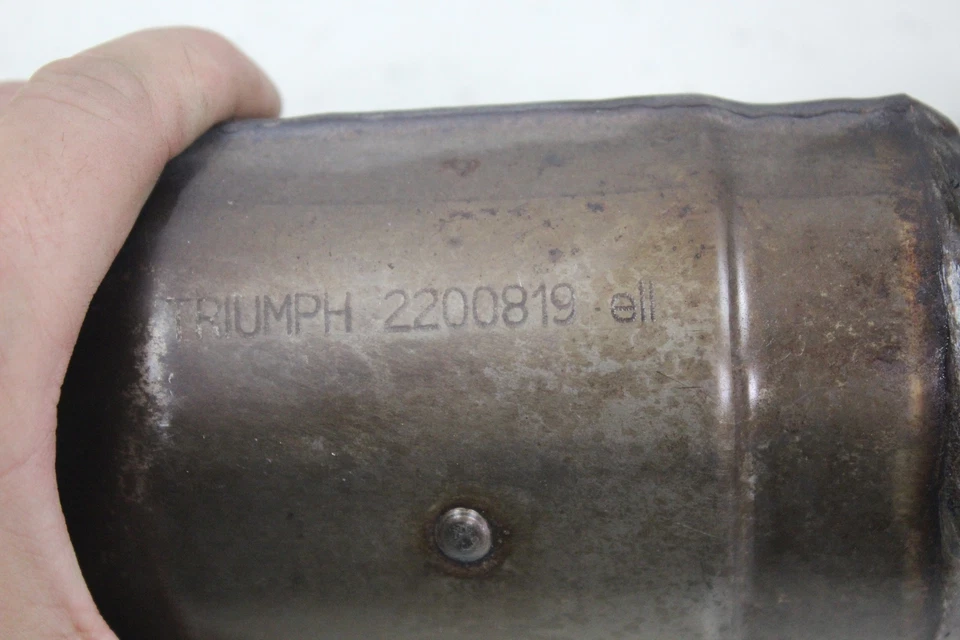 Cabezales de escape delanteros sensor de tubo de cabezal Triumph Daytona 675R 675 13-17 T2200819 Foto 3 de 4