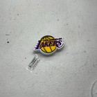 Crocs Yellow & Purple NBA LA Lakers Logo Shoe Charm NEW