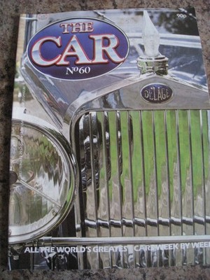 THE CAR No 60 1985 WILLIAMS FW08 DELAGE D8 RENAULT REO RHODE RICKENBACKER