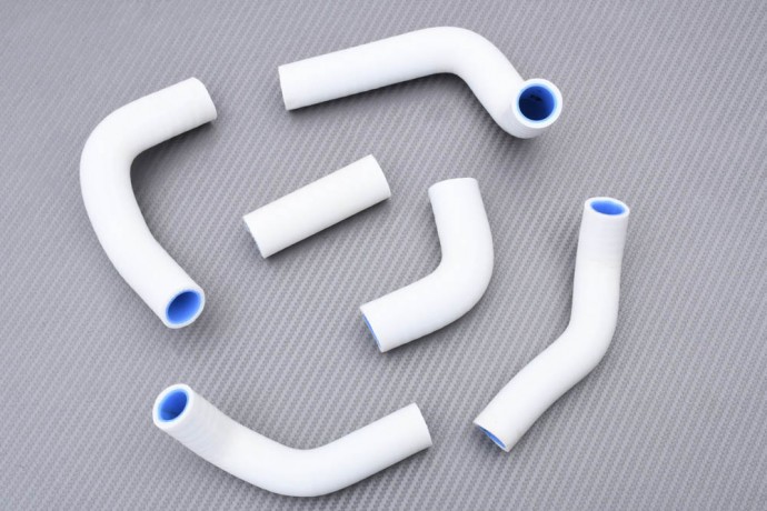 Kit durites de radiateur blanches pour Husqvarna TE 250 2001-2009