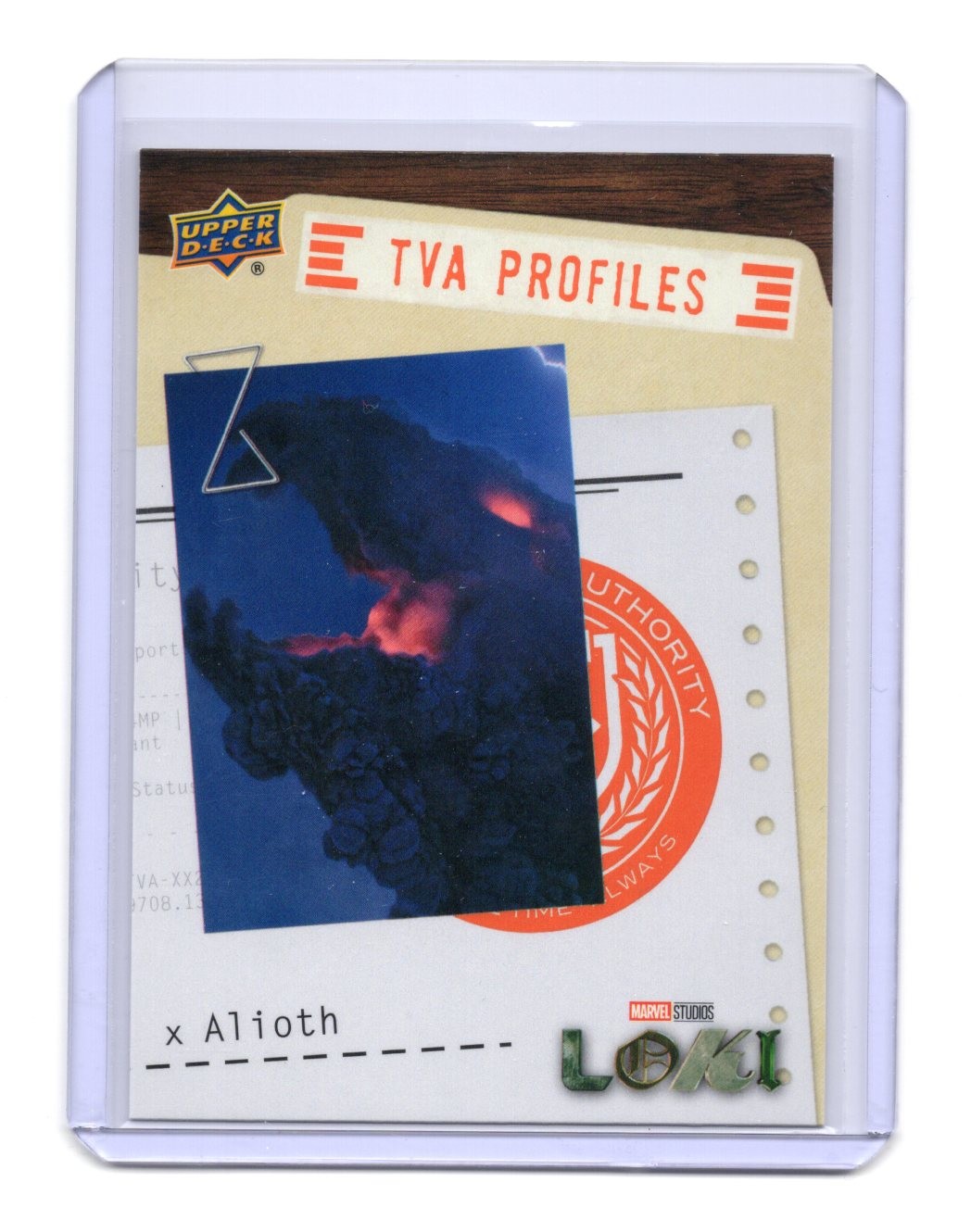 2023 Upper Deck Marvel Loki Season 1 Alioth Card TVA Profiles #P-13