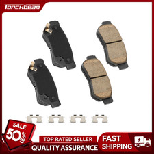 Set of 4 Ceramic Rear Brake Pads Fit For Hyundai Sonata Santa Fe Kia Sportage