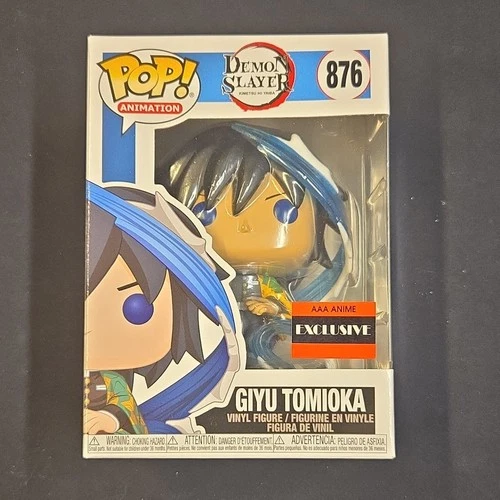 Funko Pop! Vinyl Demon Slayer Giyu Tomioka #876 AAA Anime Exclusive Figure