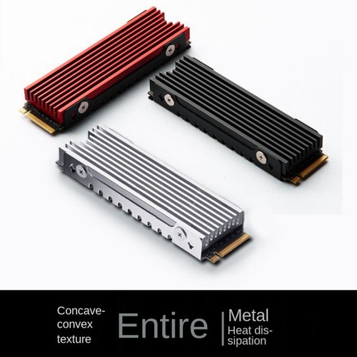Dissipateur thermique M.2 2280 NVMe M.2 SSD dissipateur thermique tampon de refroidissement aluminium dissipation2606 - Photo 5/8