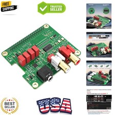 HiFi DAC HAT for Raspberry Pi 5/4/3B /Zero  384kHz/32bit DAC Audio Card Expa...