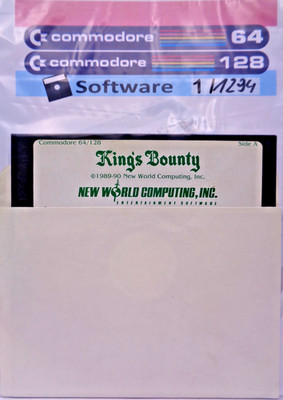 COMMODORE 64/128 -- KING´S BOUNTY  (NEW WORLD COMPUTING - DISK)
