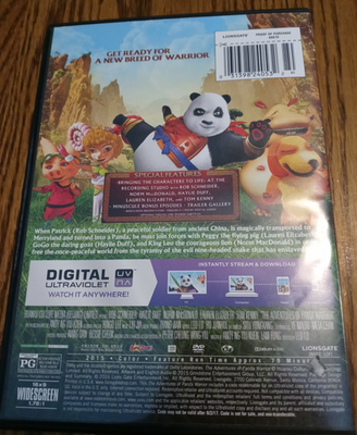 The Adventures of Panda Warrior [DVD] 31398240532| eBay