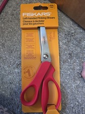 Fiskars 8  Premier Left-Handed Pinking Shears, Fabrics  More