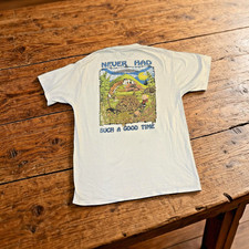 Vtg 90s Calvin and Hobbes Shirt Never Had Such a Good Time Lot Art Parody XL